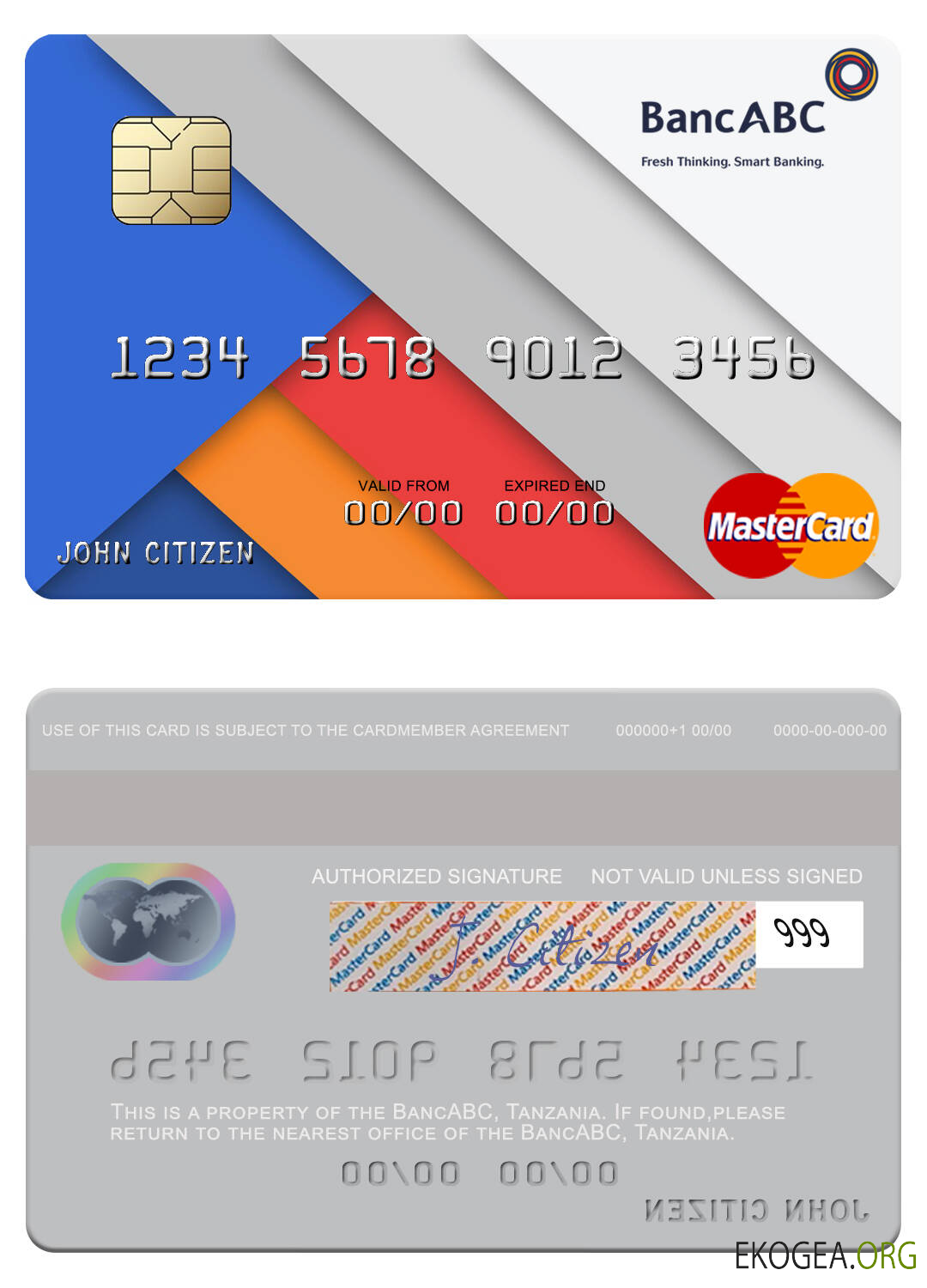 Tanzanie BancABC mastercard